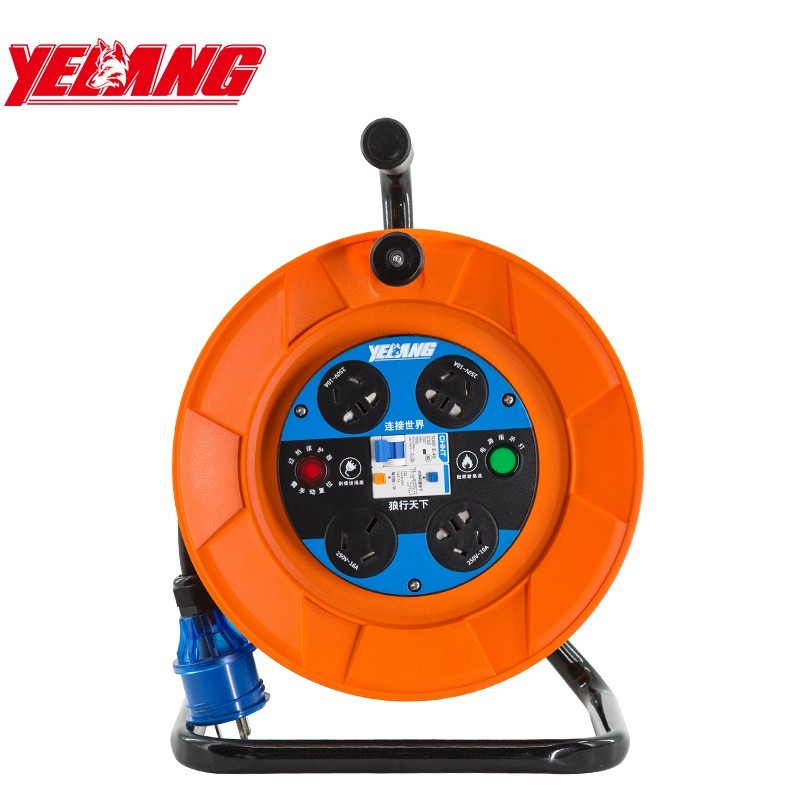 野狼（yelang） YL-S27BS-1030 移动电缆盘 插排延长线 3*2.5mm&sup2;*30米（单位：套）