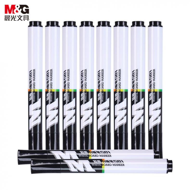 晨光（M&G） AWMY2201 易擦白板笔 10支/盒 （单位：盒）  黑色