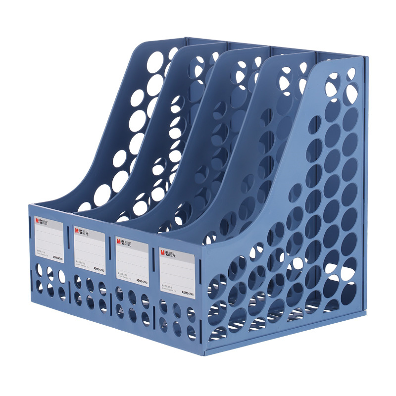 晨光（M&G） ADM94740 镂空桌面文件框 四联（单位：个） 蓝色