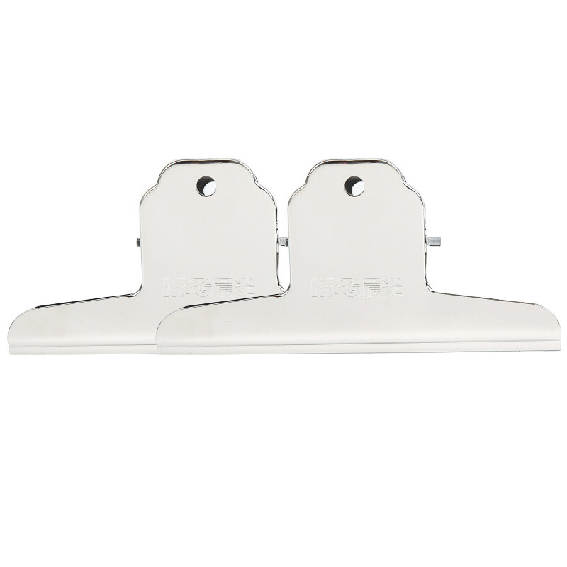 晨光（M&G） ABS92639 山形票夹 145mm 2个/包 （单位：包）  银色