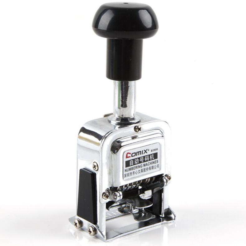 齐心（Comix） B3906 自动号码机 6位 （单位：个）  