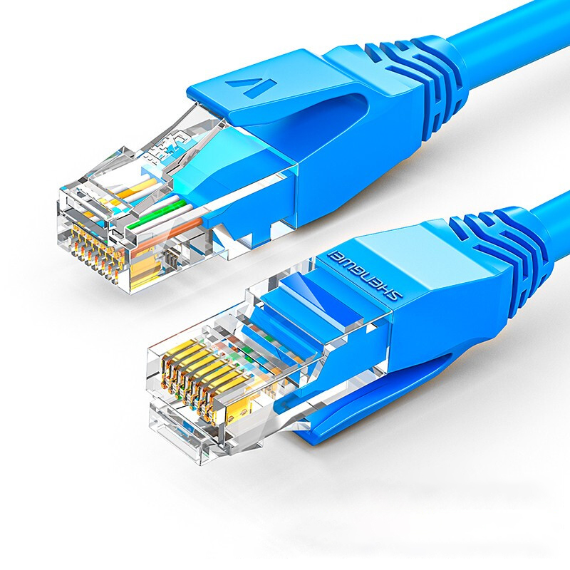 胜为（shengwei） LC-2005C 超五类非屏蔽成品网线 0.5m （单位：根）  蓝色