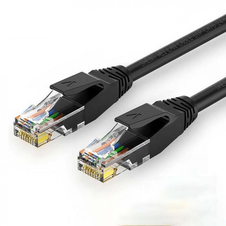 胜为（shengwei） LC-6010G 六类CAT6类网线 1m （单位：根）  黑色