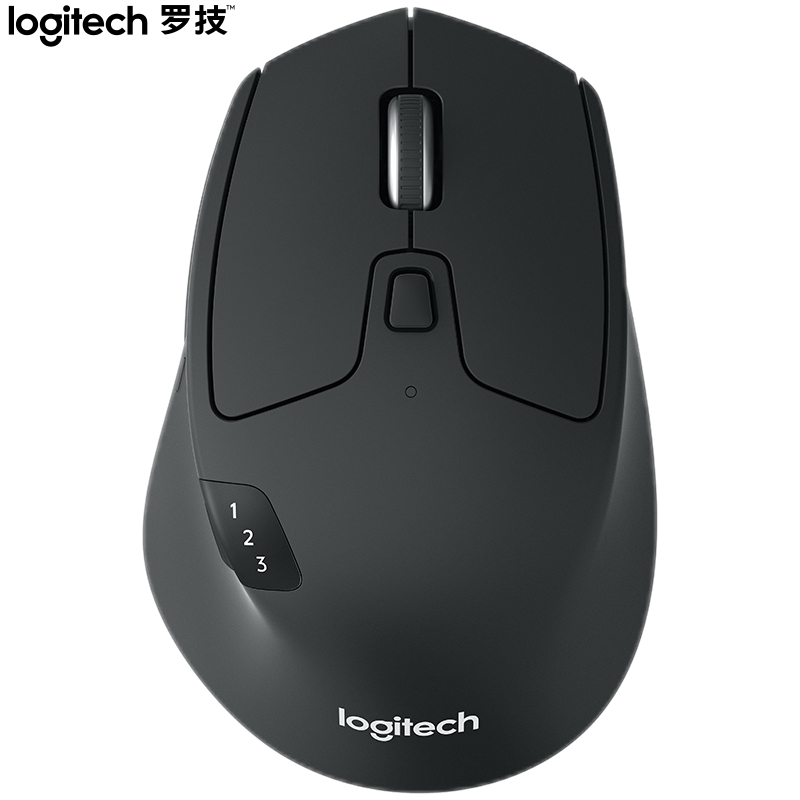 罗技（Logitech） M720 无线蓝牙鼠标 115mm*74mm*45mm（单位：个） 带无线2.4G接收器 黑色