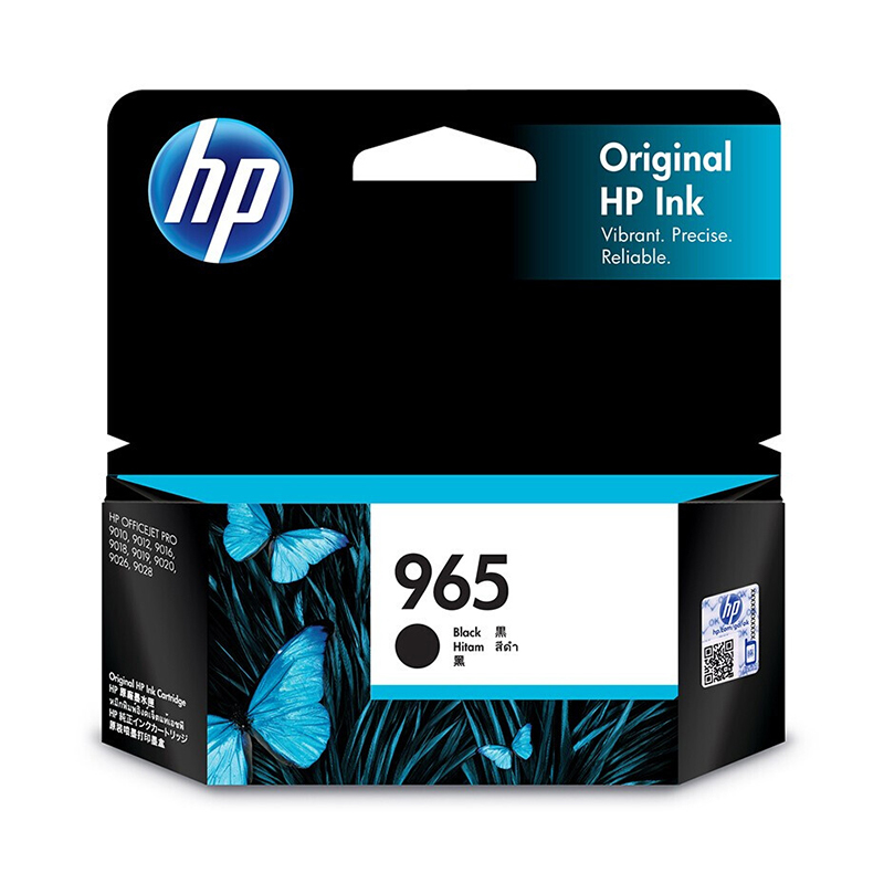 惠普（HP） 3JA80AA 965 墨盒 1000页（单位：支） 适用于HP OfficeJet Pro 9010/9019/9020 黑色