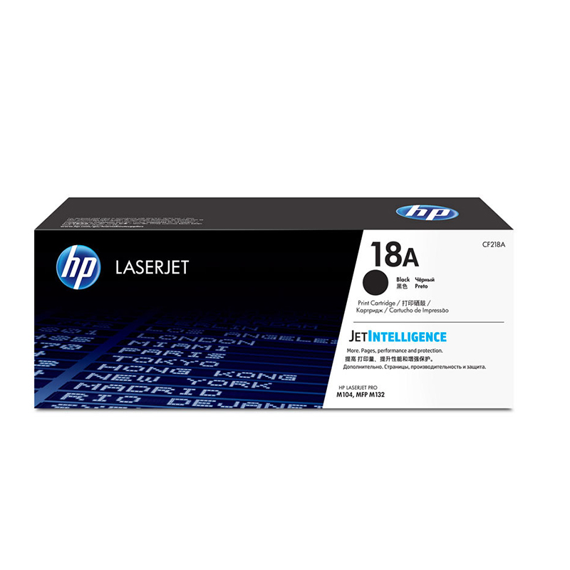 惠普（HP） CF218A 18A硒鼓 1400页（单位：支） 适用hp M104a/w M132a/nw/fn/fp/fw 黑色