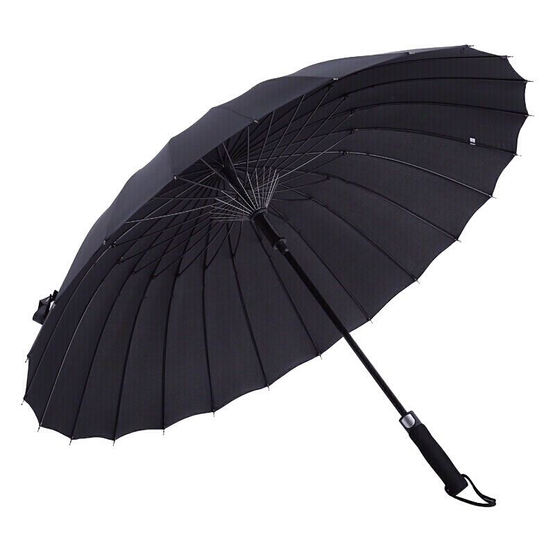 美度（MAYDU） M7003 24骨雨伞自动男士商务晴雨伞 63.5cm*24k（单位：把） 黑色