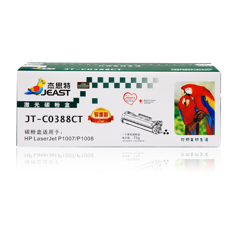 杰思特（JEAST） JT-C0388CT 硒鼓 1500页 （单位：个） 适用HP Laserjet P1007/P1008/1106/1108/M126a/M126nw/M128fn 黑色