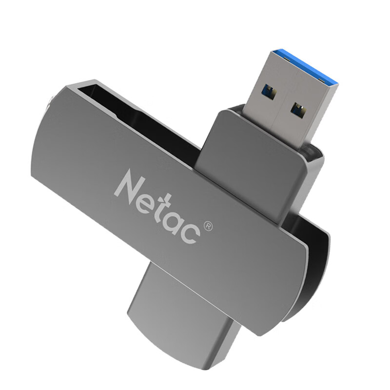朗科（Netac） U681 旋转金属优盘 USB3.0 32GB （单位：个） USB3.0 深灰色