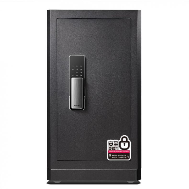 得力（deli） 4118G 双重防盗保险箱 H820*W450*D440mm（单位：个） 指纹+密码 黑色