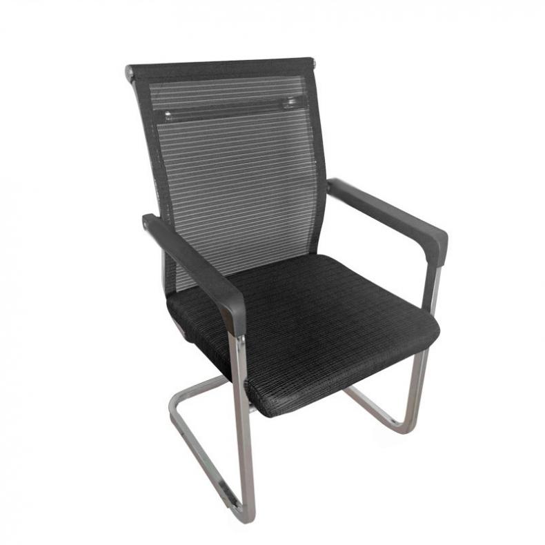 悦山（YUESHAN） 弓形脚 办公椅 500*500*930mm（单位：把） 黑色