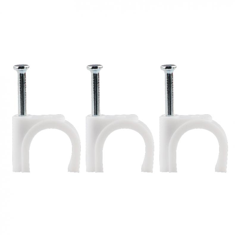 伏兴 FX001 圆形钢钉线卡 4mm 500只/包 （单位：包）  