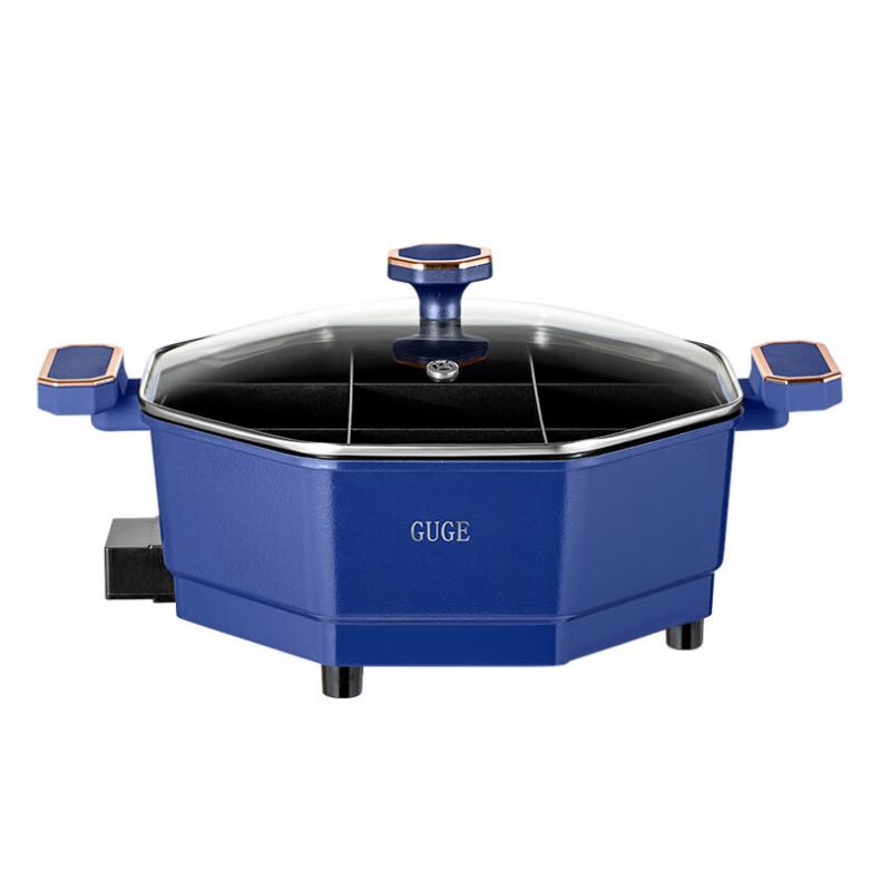 谷格（GUGE） G969 多功能料理锅 6L（单位：台） 蓝色