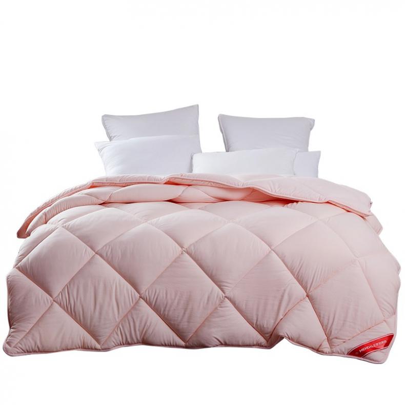 梦洁家纺 1010289268 悦享十孔双人冬被 200*230cm （单位：床）  粉色