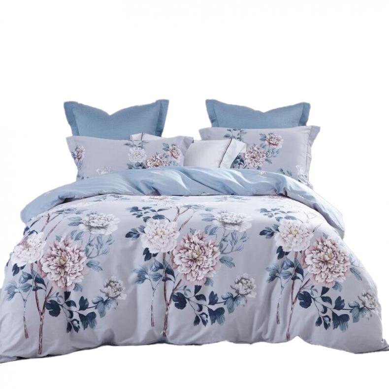 梦洁家纺 1010189508 纯棉印花四件套 风婉 被套200*230cm/床单230*235cm/枕套50*70cm*2 （单位：套） 包装随机 