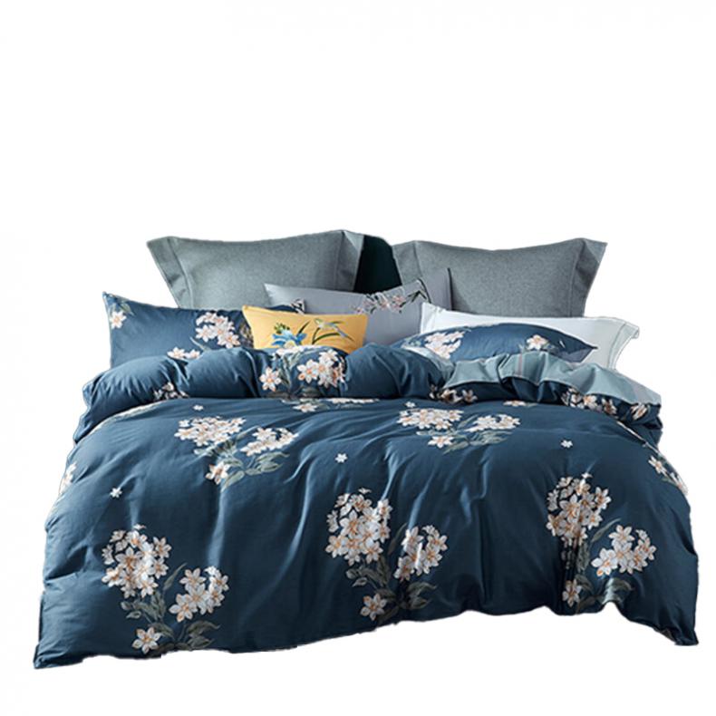 梦洁家纺 1010189018 纯棉印花四件套 梦.沐色 被套200*230cm（单位：套）