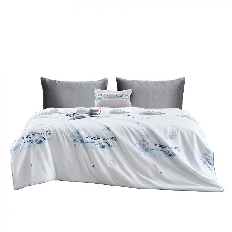 梦洁家纺 1010289071 蚕丝夏被 水墨江南 200*230cm 600g （单位：床）  