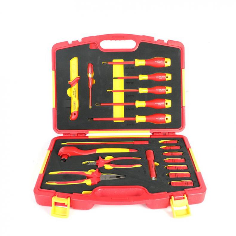 力易得(ENDURA) E1180 VDE绝缘工具组套 19件（单位：套）