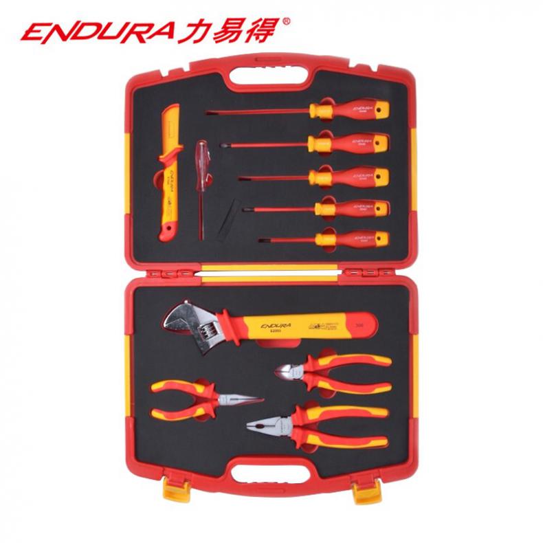力易得(ENDURA) E1178 VDE绝缘工具组套 11件（单位：套）