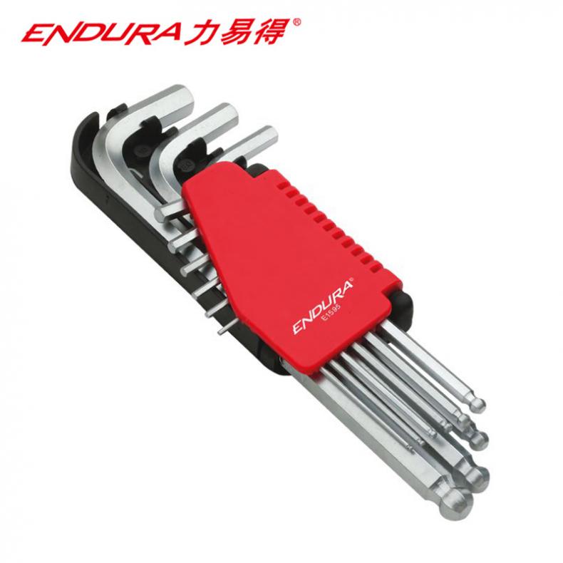 力易得(ENDURA) E1595 公制加长平头内六角扳手 9件（单位：套）