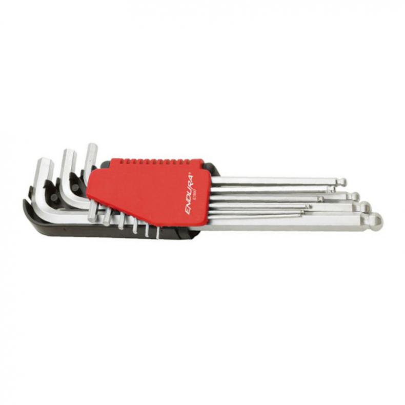 力易得(ENDURA) E1597 公制加长平头内六角扳手 9件（单位：套）