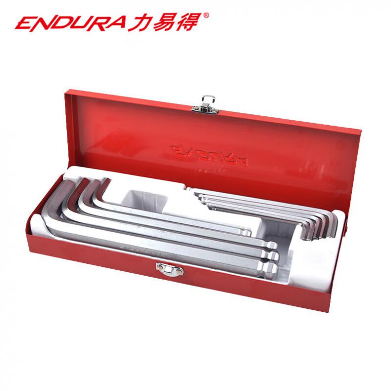 力易得(ENDURA) E1583 公制加长平头内六角扳手 10件（单位：套）
