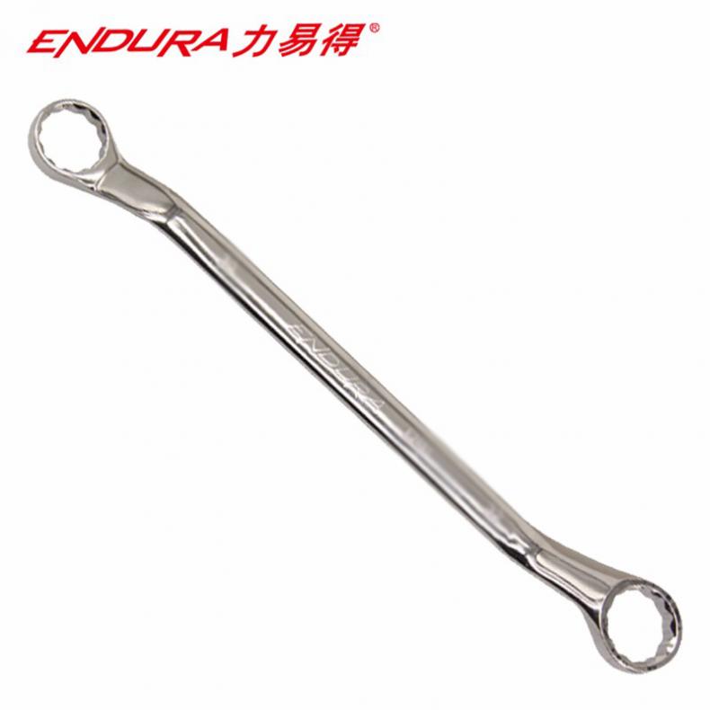 力易得(ENDURA) E2439 全抛光铬钒钢45&deg;双梅花扳手 13*15mm（单位：把）
