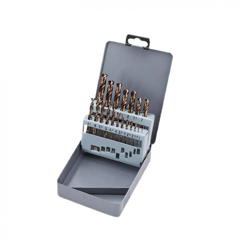 力易得(ENDURA) E0402 19件直柄高速钢含Co麻花钻（单位：套）