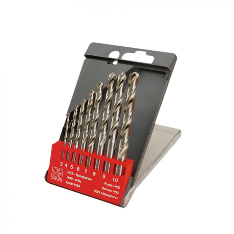 力易得(ENDURA) E0405 8件直柄高速钢含Co麻花钻（单位：套）