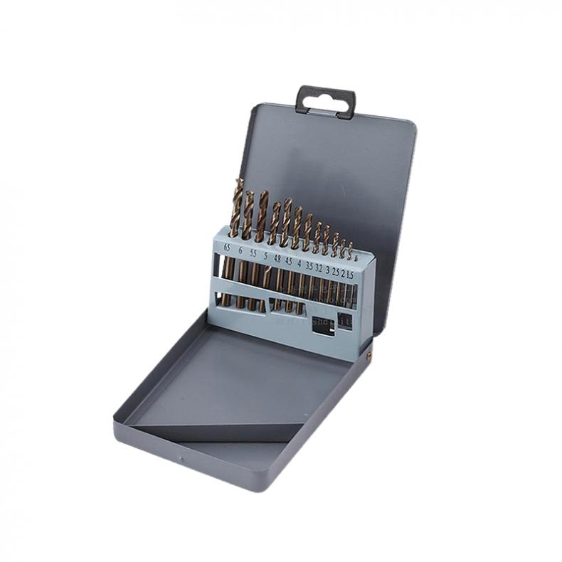 力易得(ENDURA) E0401 13件直柄高速钢含Co麻花钻（单位：套）