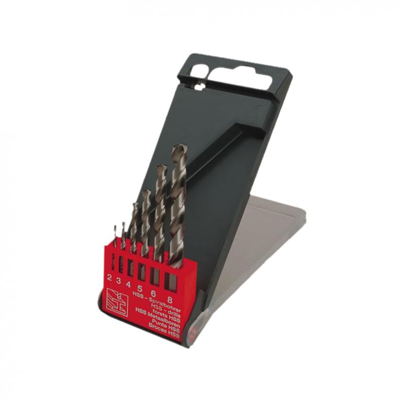 力易得(ENDURA) E0404 6件直柄高速钢含Co麻花钻（单位：套）