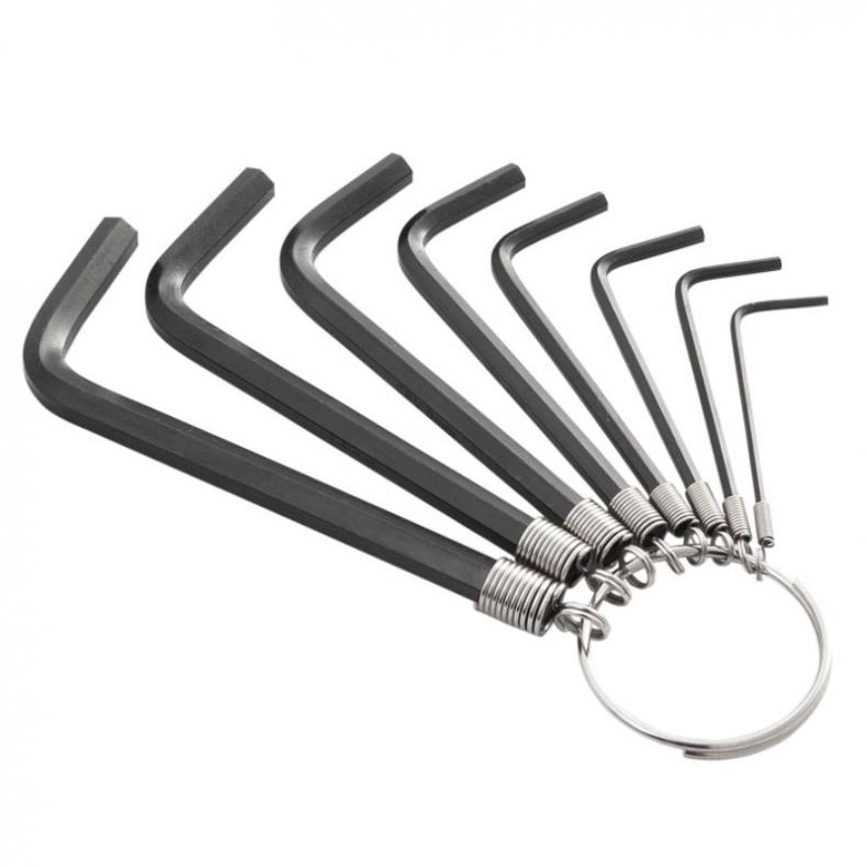 力易得(ENDURA) E1558 公制加长平头内六角扳手 8件（单位：套）