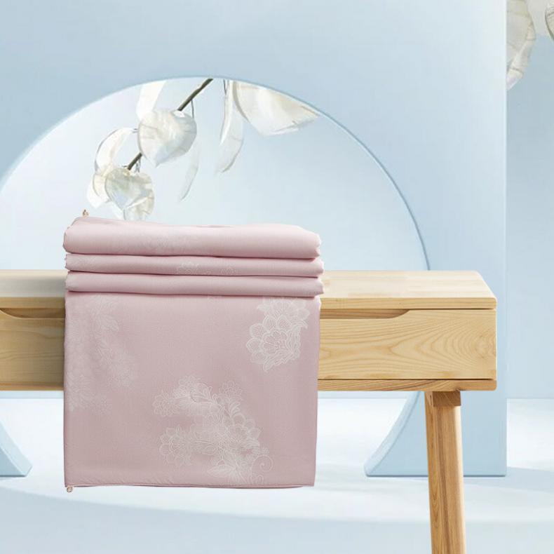 水星家纺 若影雅致 蚕丝被 200*230cm（单位：床） 水晶玫瑰色