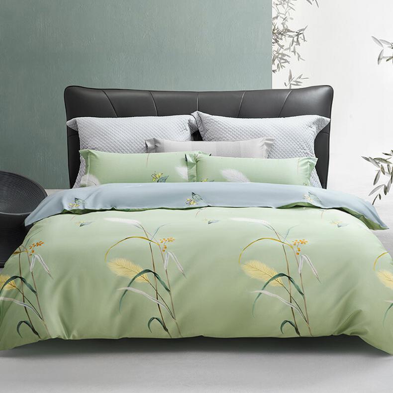 水星家纺 倩影摇曳 全棉时尚印花四件套 抗菌 被套200*230cm（单位：套）