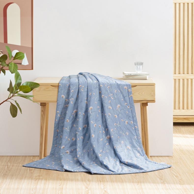 水星家纺 悠然卉语 全棉夏被 180*220cm（单位：床）