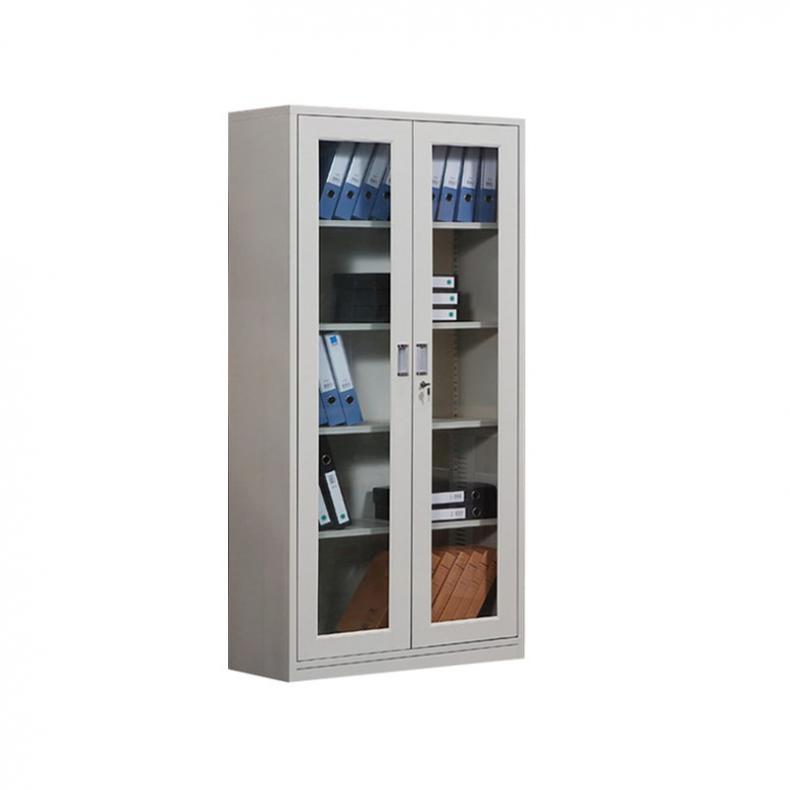 悦山（YUESHAN） YSOA1fo03-04HB 通玻文件柜 850*390*1800mm（单位：组） 灰白色