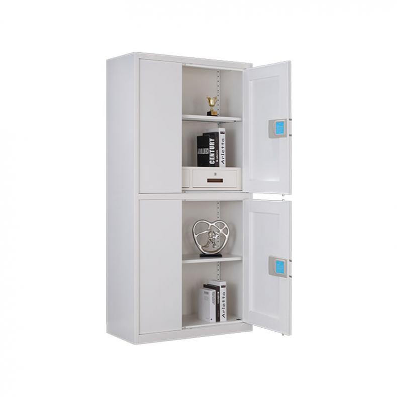 悦山（YUESHAN） YSOA3fo02GBB 双门暗抽密码锁保密柜 900*420*1850mm（单位：组） 白色
