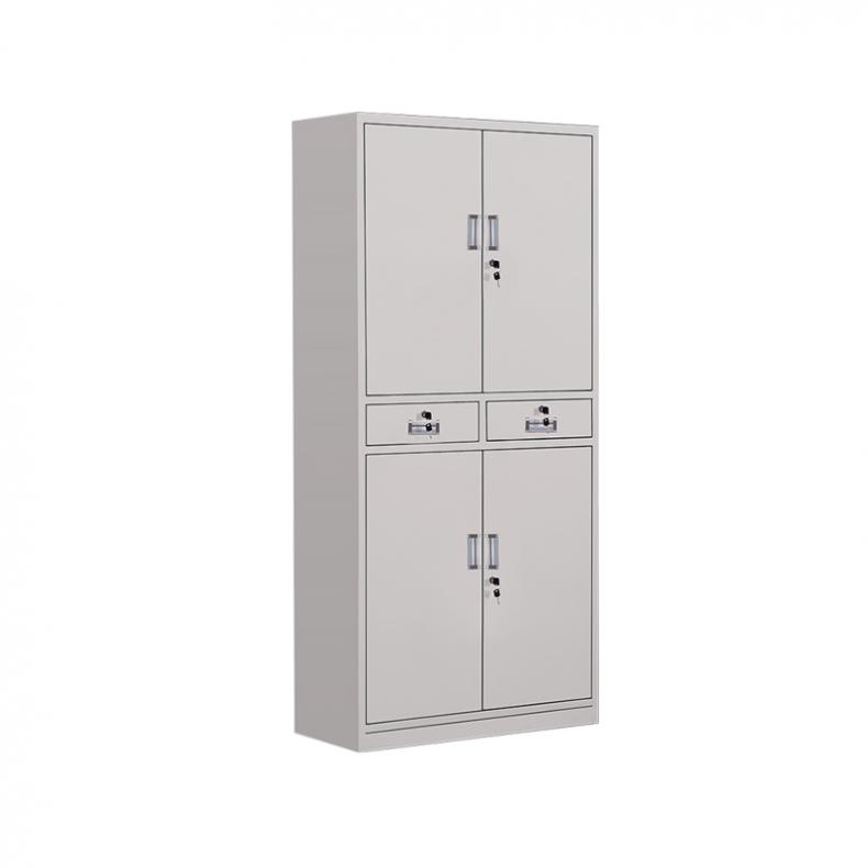 悦山（YUESHAN） YSOA1FO10-06HB 铁二斗柜 850*390*1800mm（单位：组） 灰白色