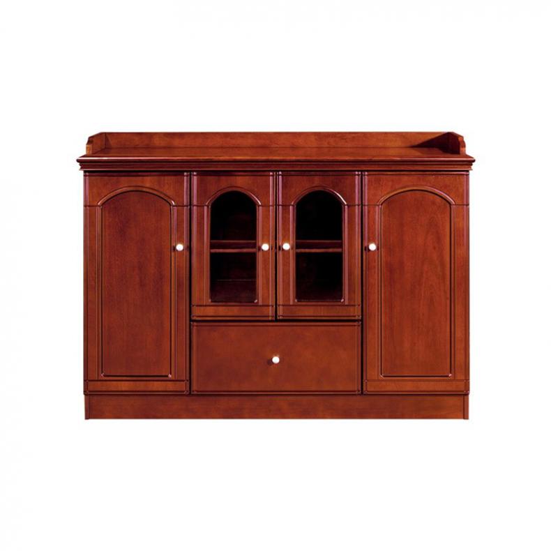 悦山（YUESHAN） YSOB102GCCS1205 茶水柜储物矮柜 四门 1200*400*860mm（单位：组） 胡桃木色