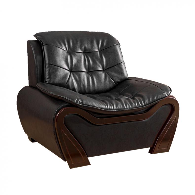 悦山（YUESHAN） YSOF1YP04XP-1 单人位西皮沙发 1060*800*900mm（单位：张） 黑色