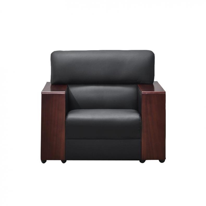 悦山（YUESHAN） YSOF1YP02XP-1 单人位西皮沙发 860*750*830mm（单位：张） 黑色