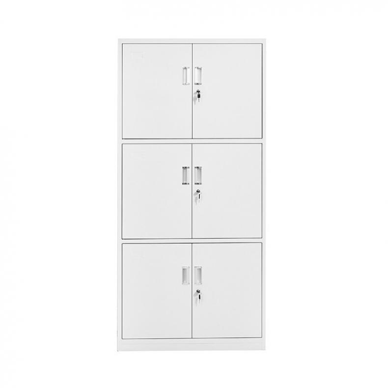 悦山（YUESHAN） YSOA1fo07-04HB 通三节文件柜 850*390*1800mm（单位：组） 灰白色