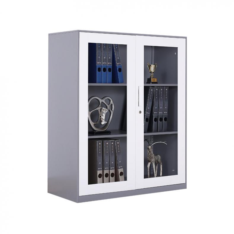 悦山（YUESHAN） YSOA1fo16-06HTB 玻璃门文件柜 900*400*1090mm（单位：组）