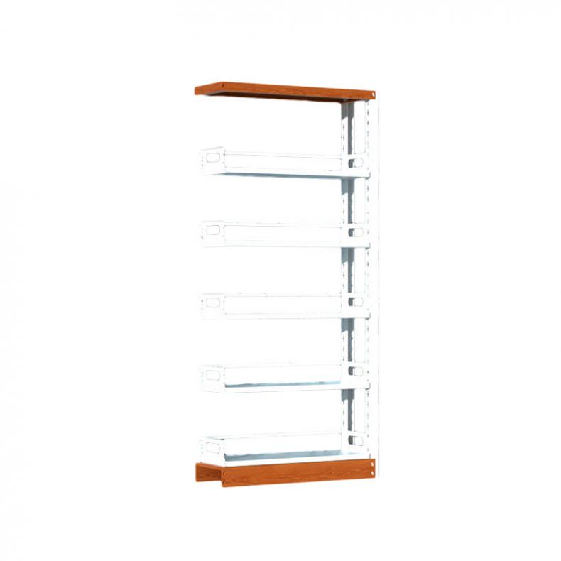 悦山（YUESHAN） YSOA8fo01-5bMY 书架 单面副架 900*300*2000mm（单位：组） 黄木纹