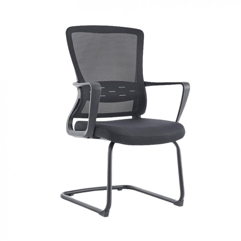 臻远 ZY-6634 黑胶办公弓形椅 49*50*97cm（单位：把）