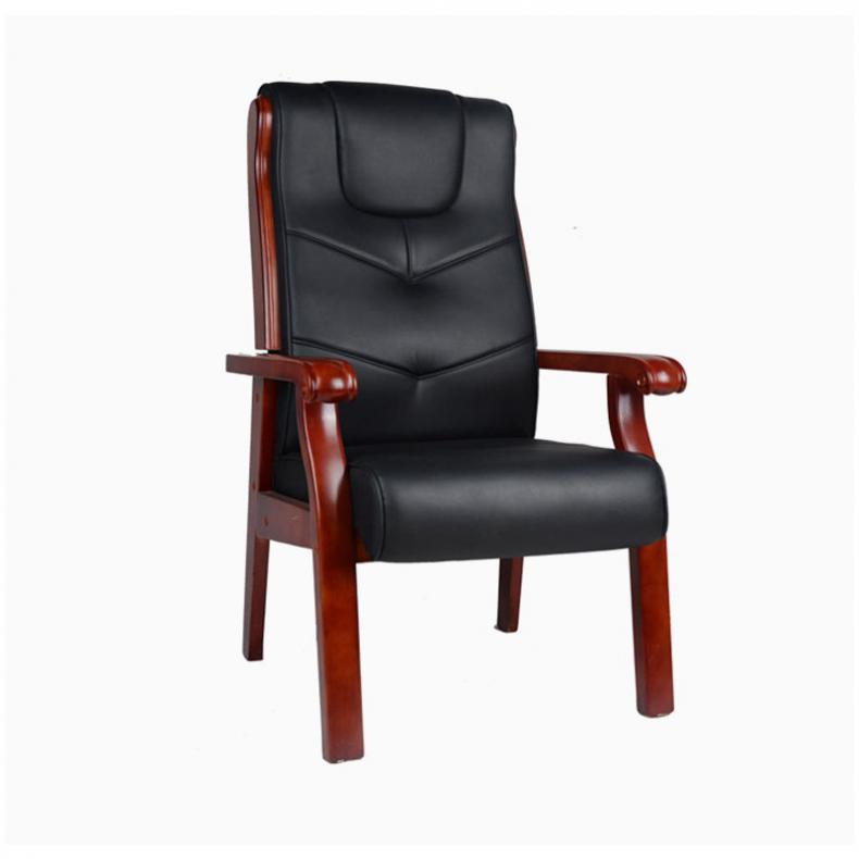 悦山（YUESHAN） YSOC3XTD6013XP 简约西皮办公椅 675*740*1120mm（单位：张） 黑色