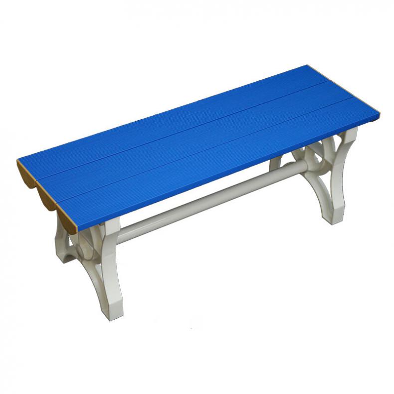 悦山（YUESHAN） YSOC7TB-3120SLS 塑料长条凳 1200*400*450mm（单位：张） 深蓝色
