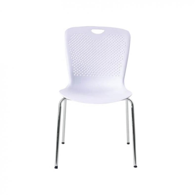 悦山（YUESHAN） YSOC3BLB336SL 现代简约塑料办公椅 510*500*840mm（单位：张） 白色