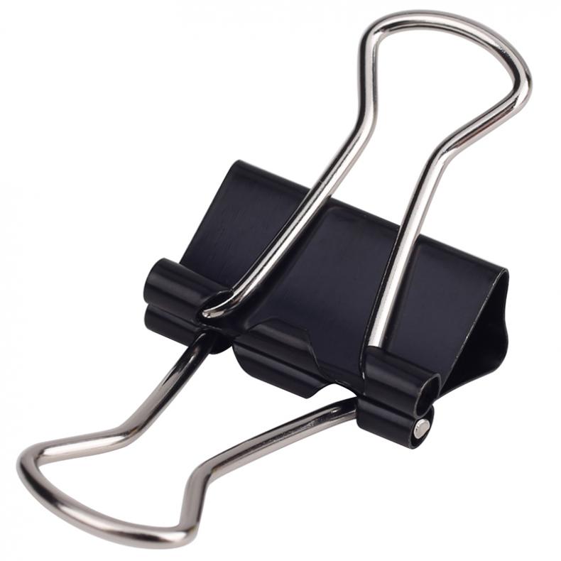 得力（deli） 9545 长尾夹 5# 19mm 12只/盒 （单位：盒）  黑色