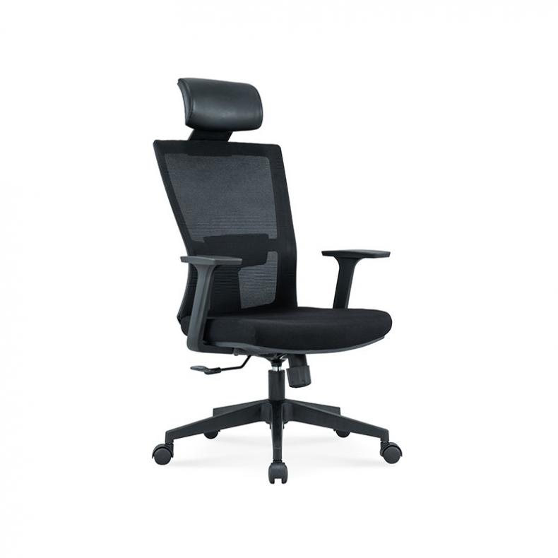 悦山（YUESHAN） YSOC1U-023AW 网布办公椅 620*700*1145-1235mm（单位：张） 黑色